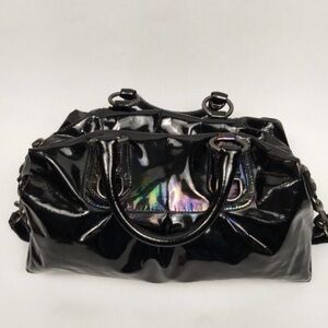 Very Rare Coach Sabrina oil slick bag